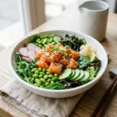Salmon poke, no rice